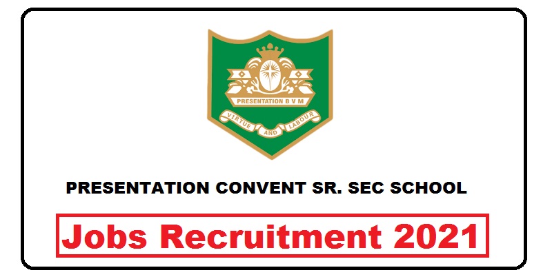 presentation convent srinagar jobs 2022